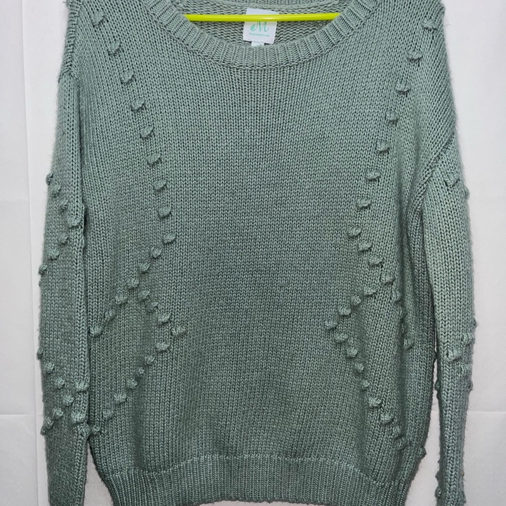 Shop the Mint Sweater Women's Small Slouchy Green